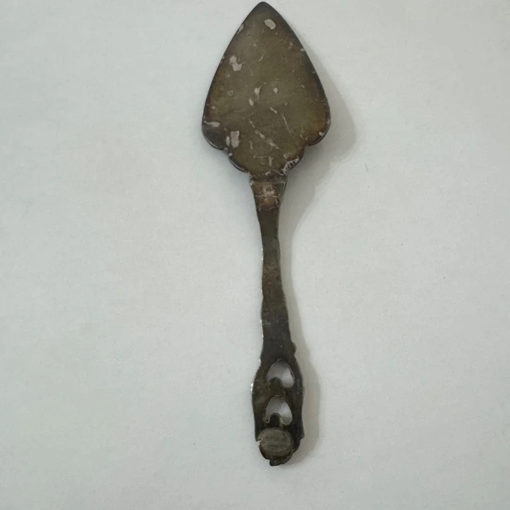 VTG Lenox Wedding Promises Opal Innocence Crystal Giftware Cake dessert Server‎